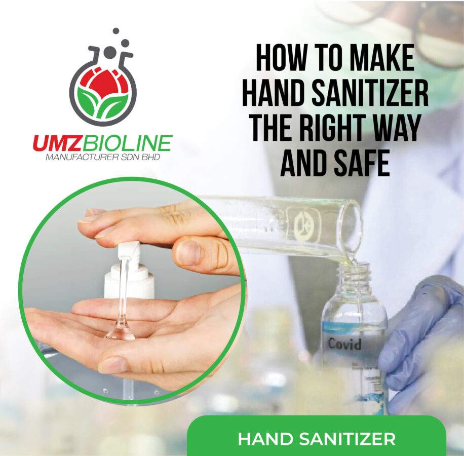 How to Make the Right and Safe Hand Sanitizer - Halal OEM Manufacturer